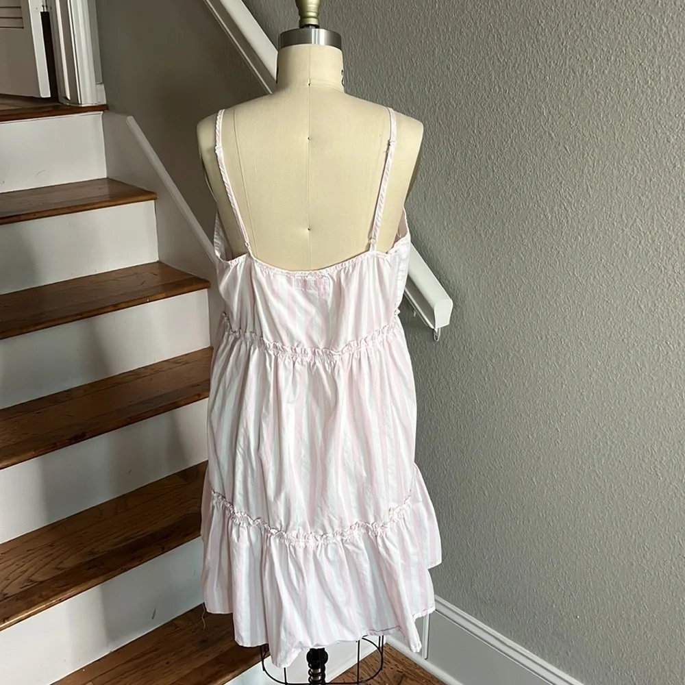 Saint & Abel Pink Braddock Stripe Babydoll Chemise​​​​​​​​​ - Picture 5 of 8